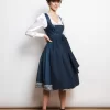 SPORTALM Dirndl aus Kunstleder und zusätzlichem Gürtel* Dirndl