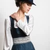 SPORTALM Dirndl aus Kunstleder und zusätzlichem Gürtel* Dirndl
