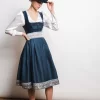 SPORTALM Dirndl aus Kunstleder und zusätzlichem Gürtel* Dirndl