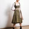 SPORTALM Dirndl mit Allover-Druck und Schürze mit Lochstickerei* Dirndl