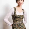 SPORTALM Dirndl mit Allover-Druck und Schürze mit Lochstickerei* Dirndl