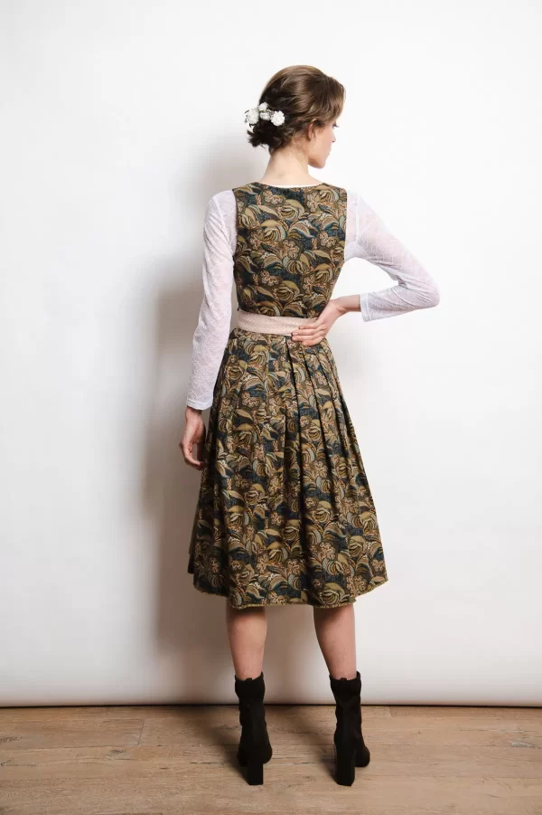 SPORTALM Dirndl mit Allover-Druck und Schürze mit Lochstickerei* Dirndl