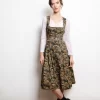 SPORTALM Dirndl mit Allover-Druck und Schürze mit Lochstickerei* Dirndl