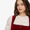 SPORTALM Dirndl mit rotem Samt* Dirndl