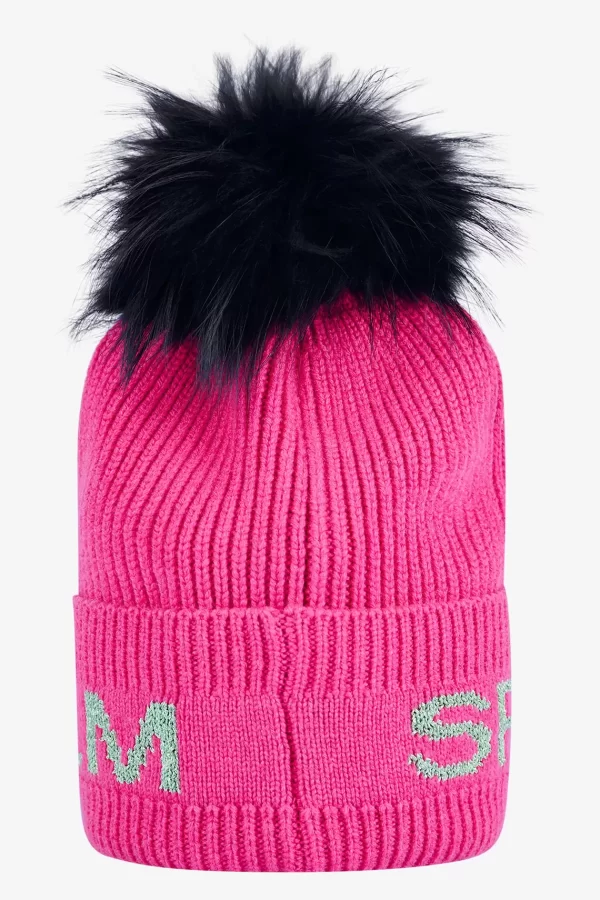 grobstrickmtze_1-4.webp SPORTALM Grobstrick-Mütze*Damen Accessoires Mit Pelz | Accessoires Mit Pelz