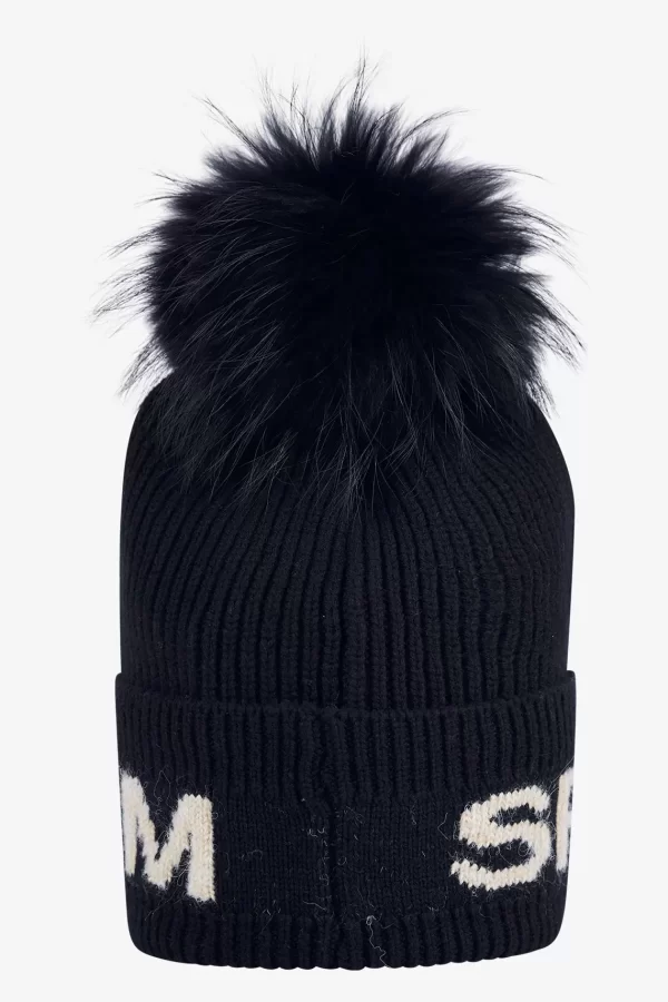 grobstrickmtze_1-5.webp SPORTALM Grobstrick-Mütze*Damen Accessoires Mit Pelz | Accessoires Mit Pelz