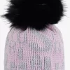 SPORTALM Grobstrickmütze mit Echtpelz-Bommel*Damen Accessoires Mit Pelz | Accessoires Mit Pelz