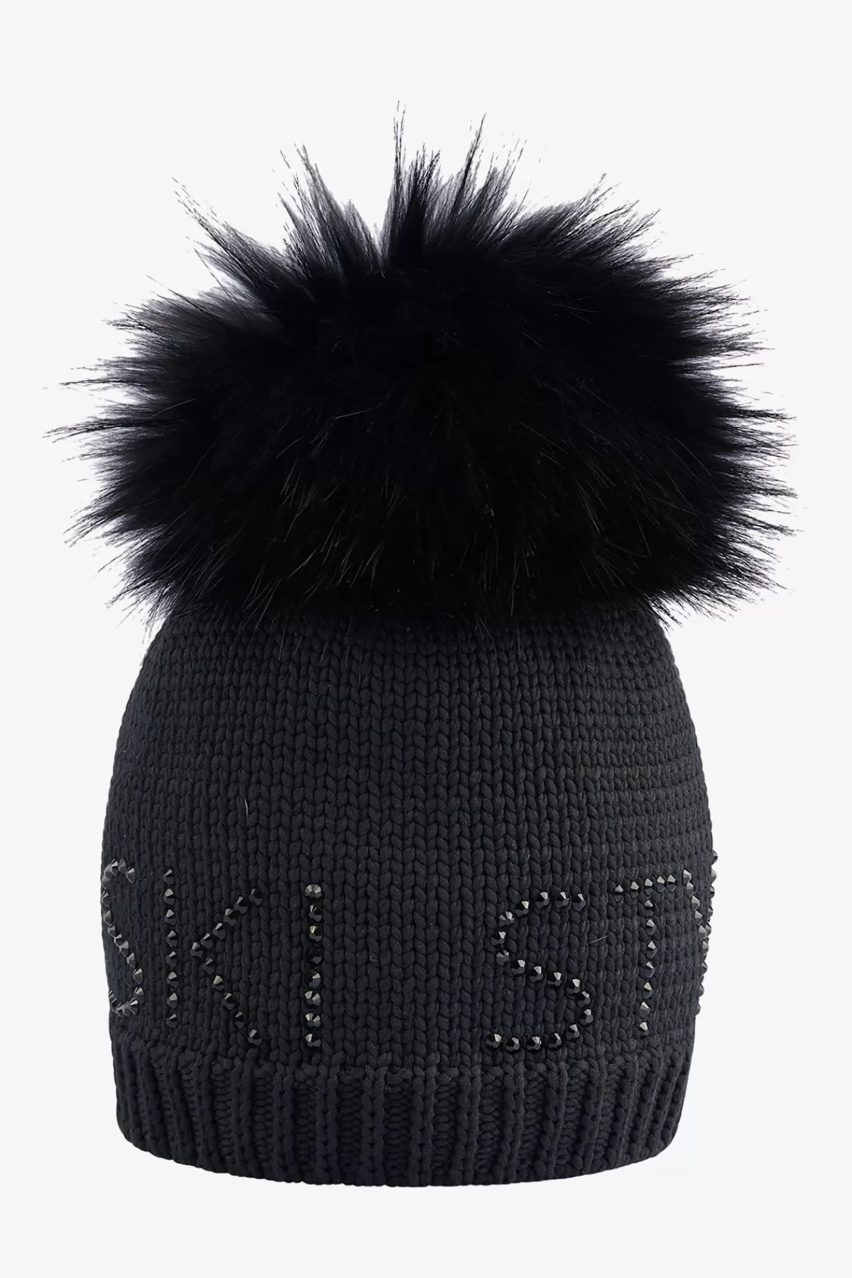 SPORTALM Grobstrickmütze mit Echtpelz-Bommel*Damen Accessoires Mit Pelz | Best Of Hats