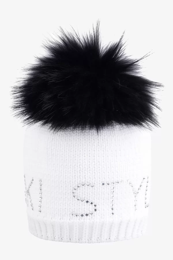 grobstrickmtze_mit_echtpe_0-3.webp SPORTALM Grobstrickmütze mit Echtpelz-Bommel*Damen Accessoires Mit Pelz | Accessoires Mit Pelz