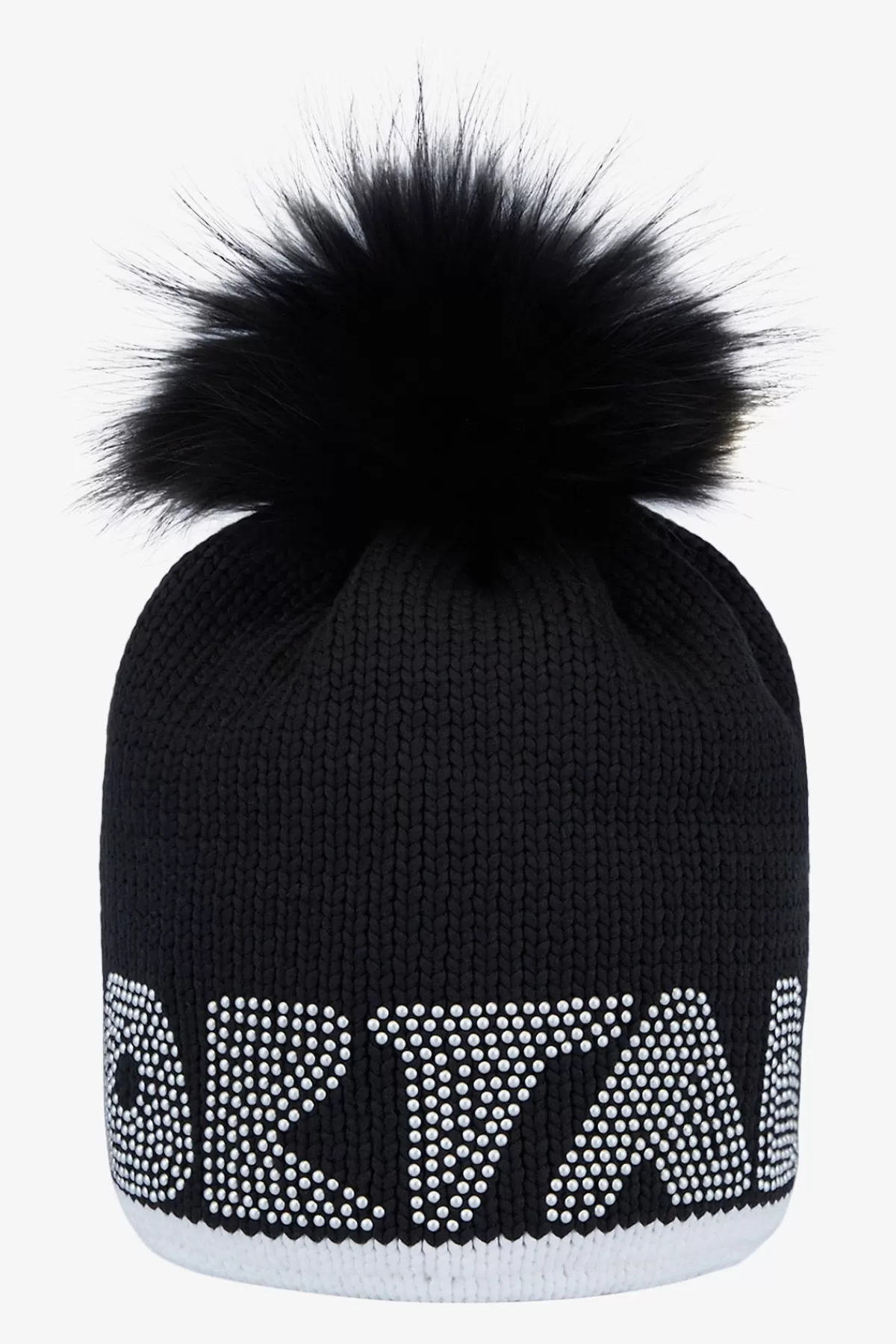 SPORTALM Grobstrickmütze mit Echtpelz-Bommel*Damen Accessoires Mit Pelz | Accessoires Mit Pelz