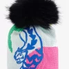 SPORTALM Grobstrickmütze mit Echtpelz-Bommel*Damen Accessoires Mit Pelz | Accessoires Mit Pelz