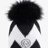 SPORTALM Grobstrickmütze mit Echtpelz-Bommel*Damen Accessoires Mit Pelz | Accessoires Mit Pelz