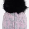 SPORTALM Grobstrickmütze mit Echtpelz-Bommel*Damen Accessoires Mit Pelz | Accessoires Mit Pelz