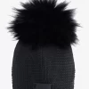 SPORTALM Grobstrickmütze mit Echtpelz-Bommel*Damen Accessoires Mit Pelz | Best Of Hats