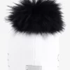 SPORTALM Grobstrickmütze mit Echtpelz-Bommel*Damen Accessoires Mit Pelz | Accessoires Mit Pelz