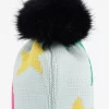 SPORTALM Grobstrickmütze mit Echtpelz-Bommel*Damen Accessoires Mit Pelz | Accessoires Mit Pelz