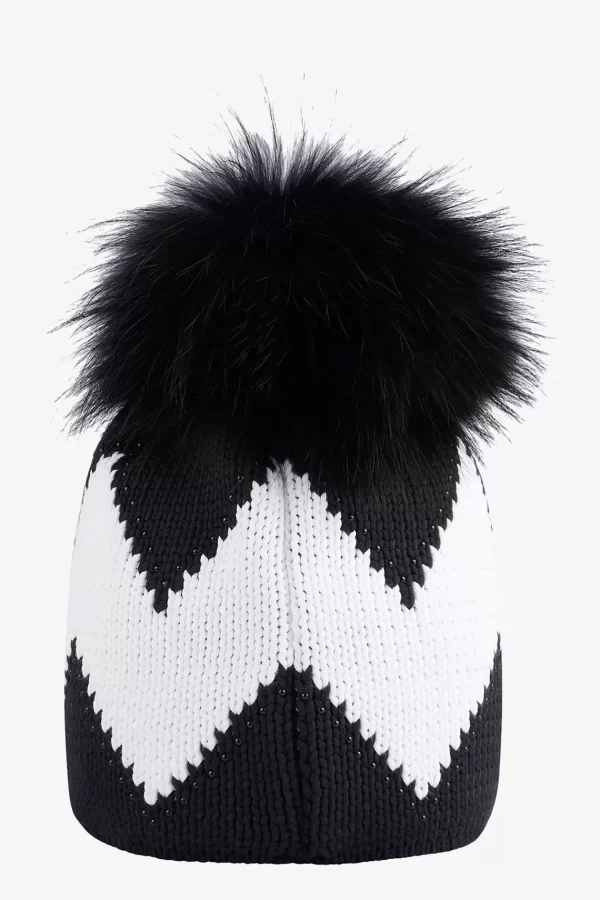 grobstrickmtze_mit_echtpe_1-9.webp SPORTALM Grobstrickmütze mit Echtpelz-Bommel*Damen Accessoires Mit Pelz | Accessoires Mit Pelz