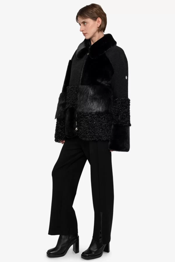 materialmixjacke_mit_umle_2.webp SPORTALM Material-Mix-Jacke mit Umlegekragen* Jacken / Blazer