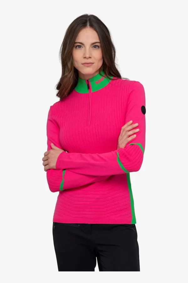 pullover_mit_stehkragen_4-2.webp SPORTALM Pullover mit Stehkragen*Damen First Layer / Mid Layer
