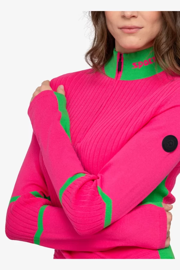 pullover_mit_stehkragen_5-2.webp SPORTALM Pullover mit Stehkragen*Damen First Layer / Mid Layer