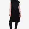 SPORTALM Ärmelloser Long-Pulli mit Stehkragen* Strick