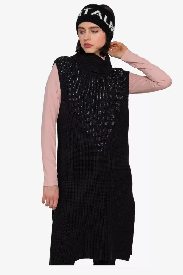 rmelloser_longpulli_mit_s_4.webp SPORTALM Ärmelloser Long-Pulli mit Stehkragen* Strick