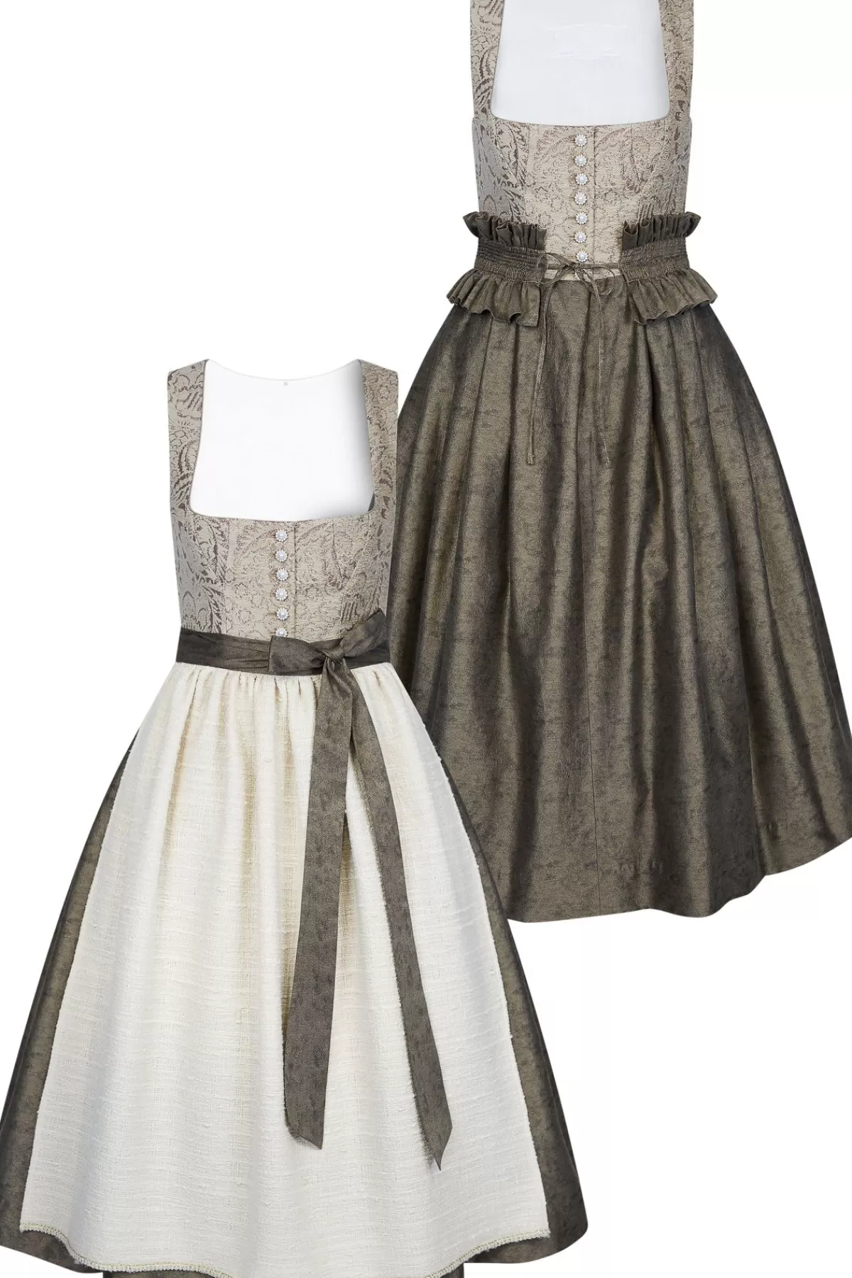 SPORTALM Seidendirndl mit Schürze und zusätzlichem Gürtel* Dirndl