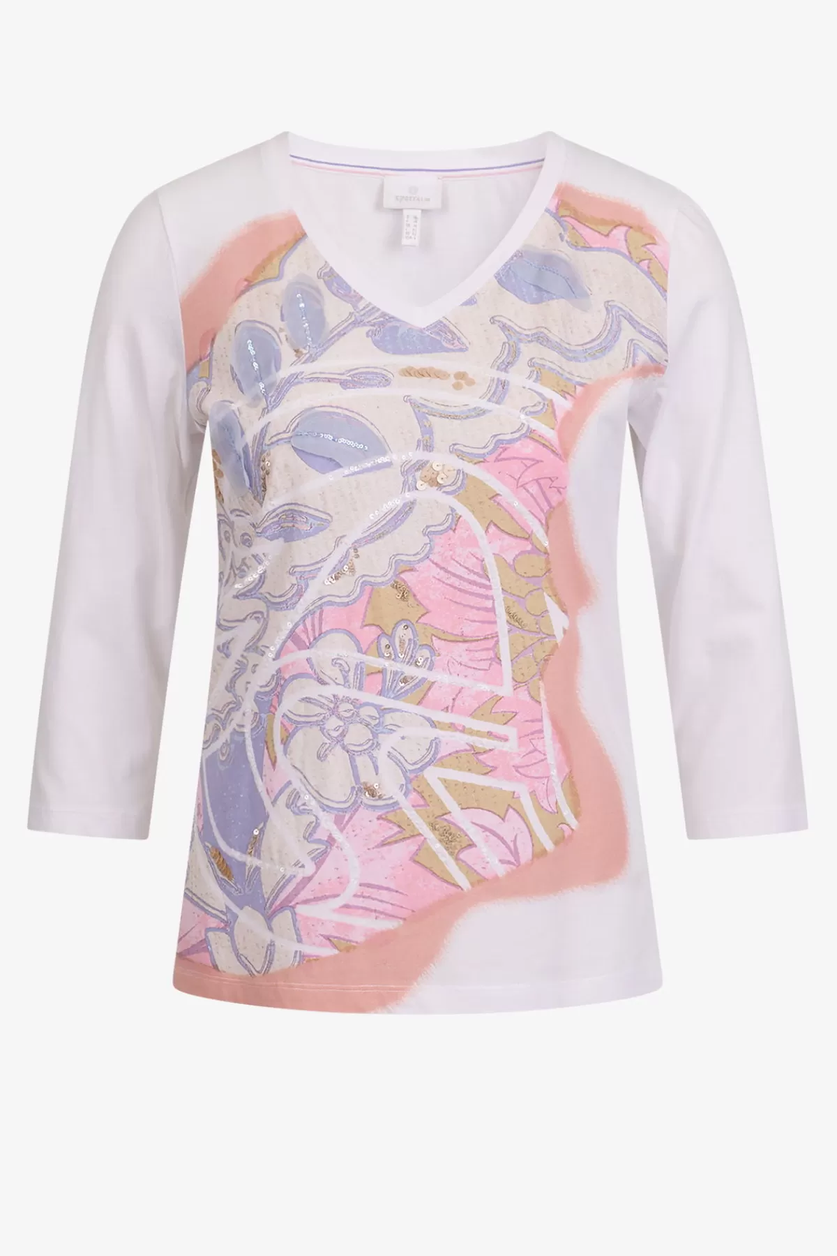 SPORTALM Shirt mit rundem V-Ausschnitt* Shirts / Tops