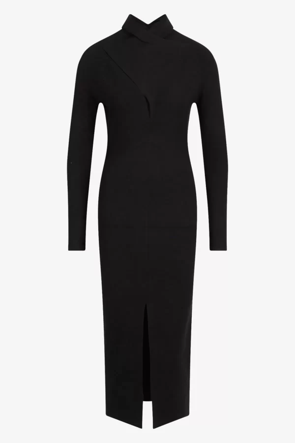 strickkleid_mit_stehkrage_0-2.webp SPORTALM Strickkleid mit Stehkragen* Kleider