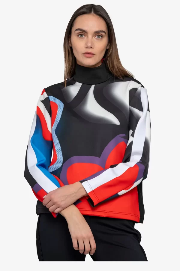 sweater_mit_stehkragen_4.webp SPORTALM Sweater mit Stehkragen*Damen First Layer / Mid Layer