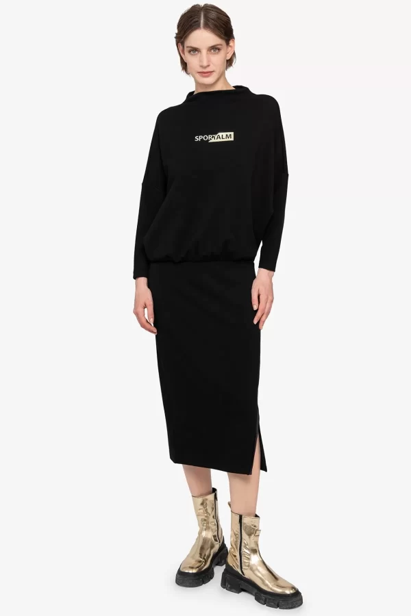 sweatkleid_mit_stehkragen_1-1.webp SPORTALM Sweatkleid mit Stehkragen* Kleider