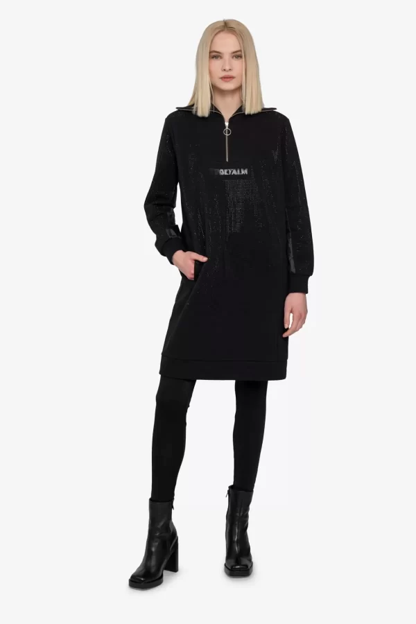 sweatkleid_mit_stehkragen_1.webp SPORTALM Sweatkleid mit Stehkragen* Kleider | Sweatshirts