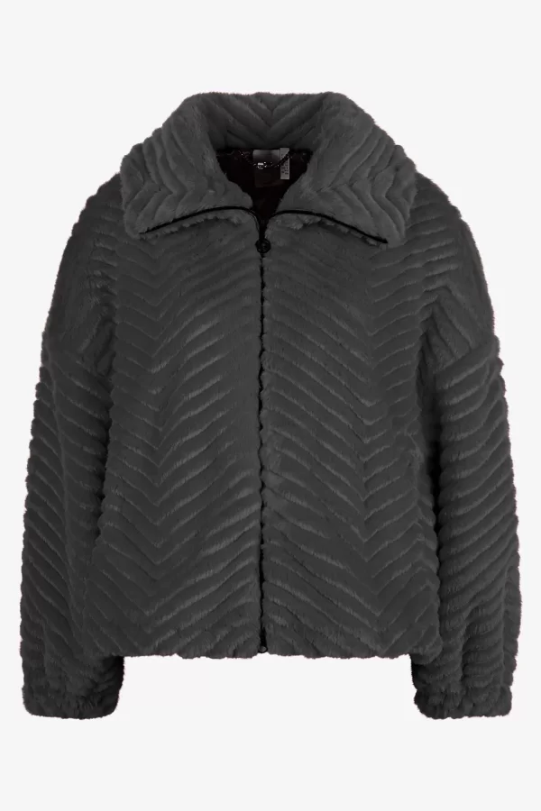 unechte_pelzjacke_mit_kra_0.webp SPORTALM Unechte Pelzjacke mit Kragen* Mäntel | Jacken / Blazer